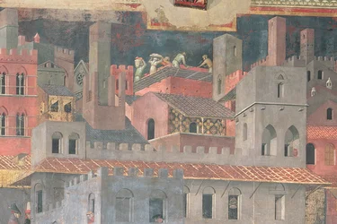 Buon governo in città, 1338-40 (dettaglio)